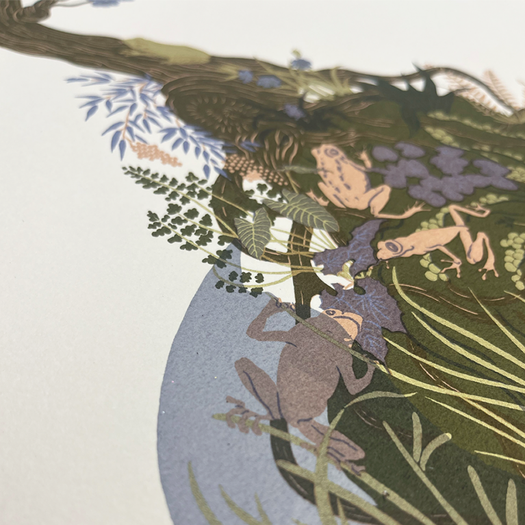 Ruth Blanke Print Club London Screenprint