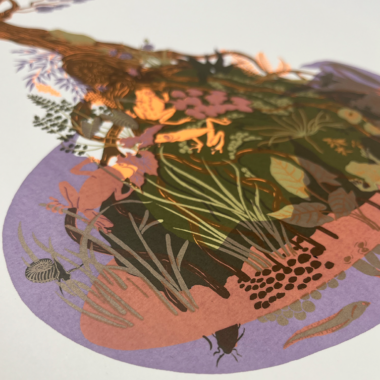 Ruth Blanke Print Club London Screenprint