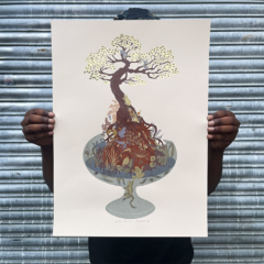 Ruth Blanke Print Club London Screenprint