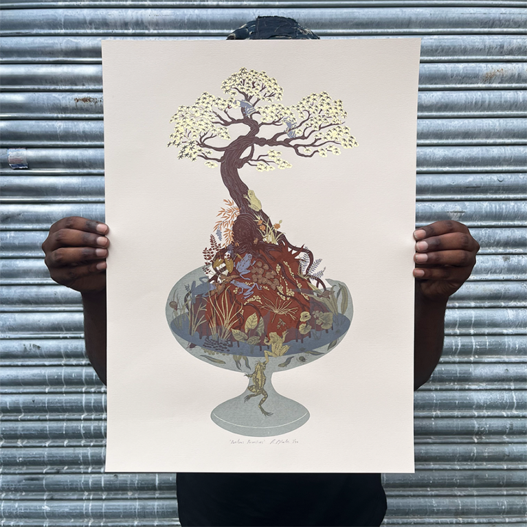 Ruth Blanke Print Club London Screenprint