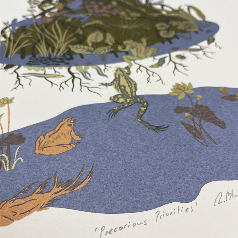 Ruth Blanke Print Club London Screenprint