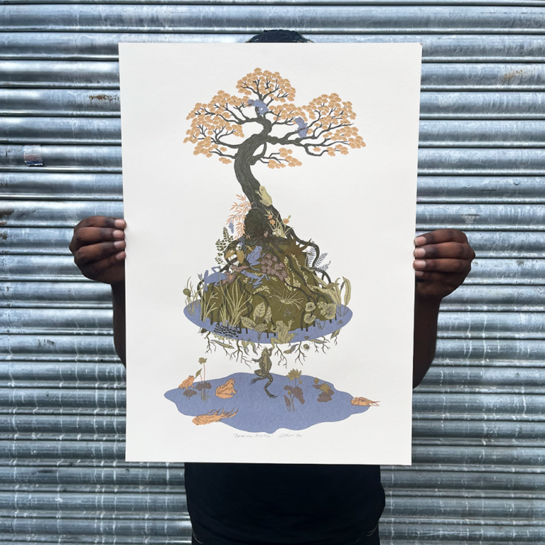Ruth Blanke Print Club London Screenprint