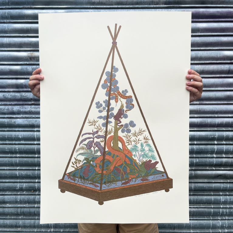 Ruth Blanke Print Club London Screenprint