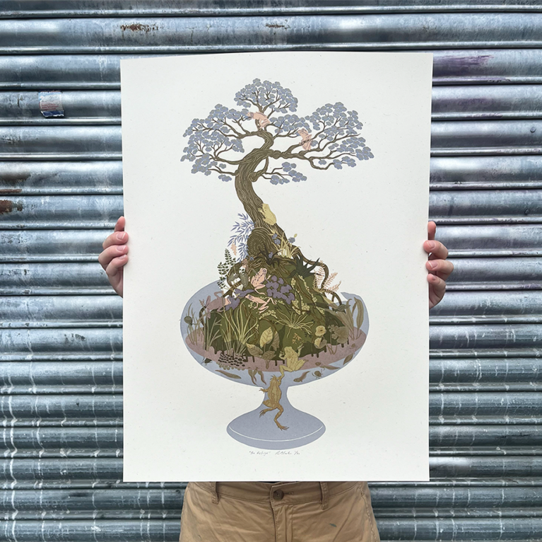 Ruth Blanke Print Club London Screenprint