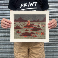 Ruth Blanke Print Club London Screenprint