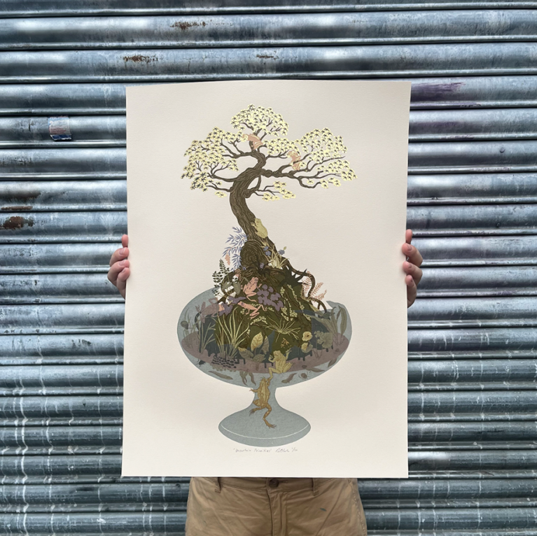 Ruth Blanke Print Club London Screenprint