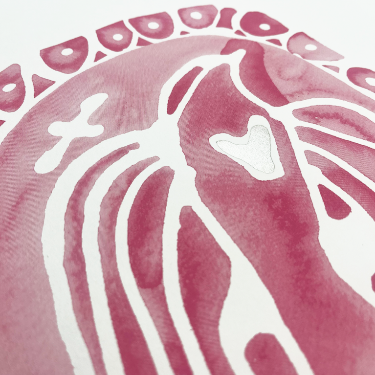 Caroline Tomlinson Print Club London Original Screenprint