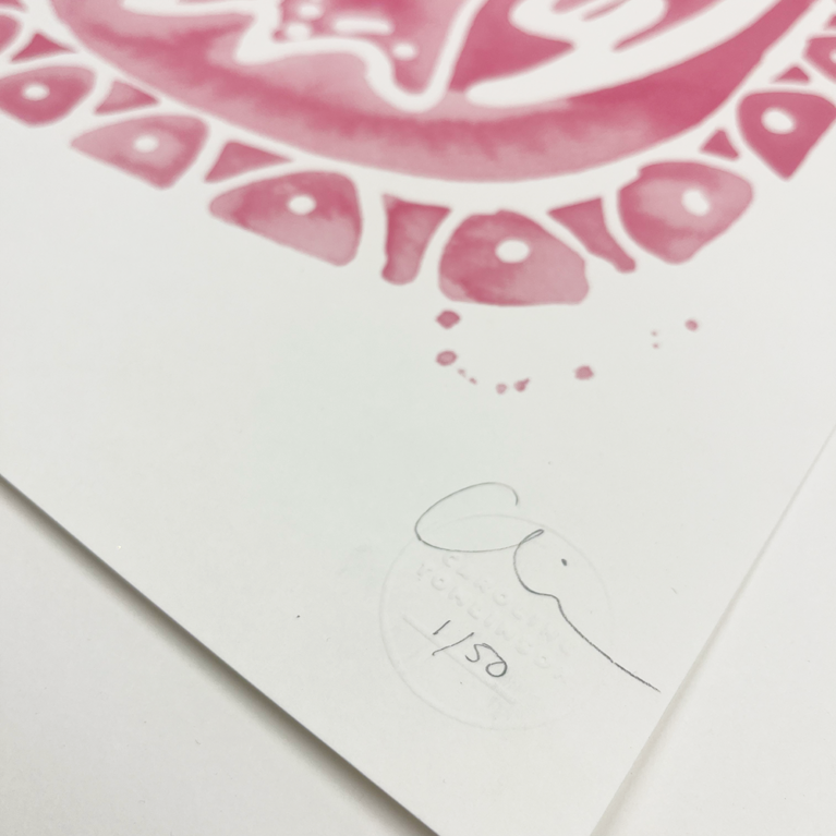 Caroline Tomlinson Print Club London Original Screenprint