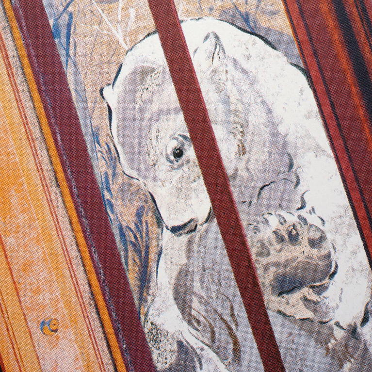 Georgia Green Print Club London ScreentprintA3 The Bear close 1