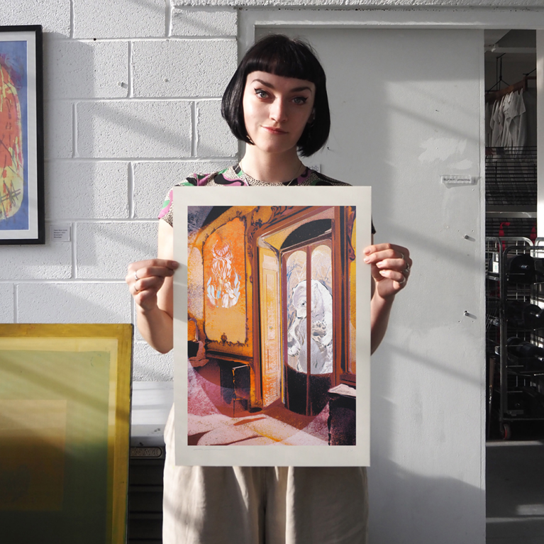 Georgia Green Print Club London Screentprint