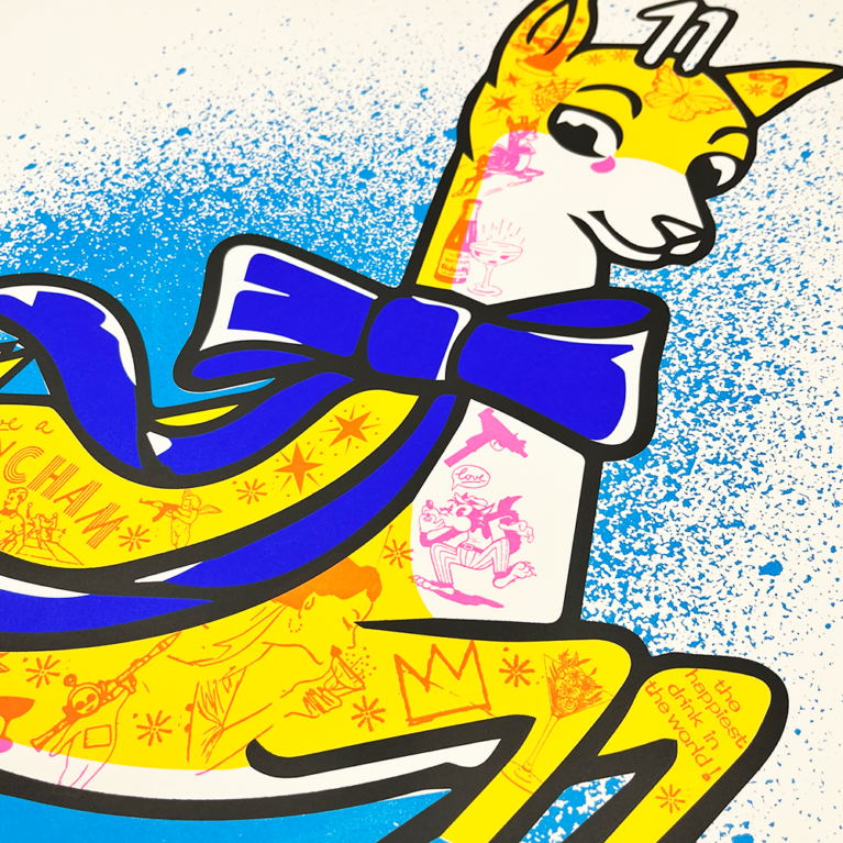 Rob Timm Print Club London Screenprint