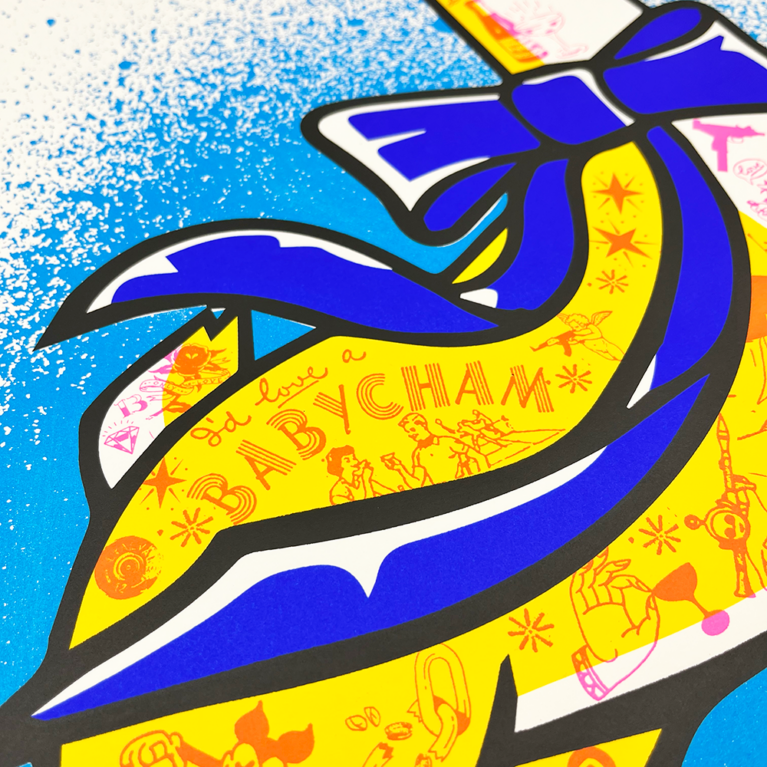 Rob Timm Print Club London Screenprint