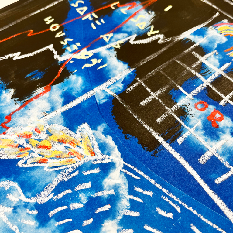 Cheat close 2KC x CK Print Club London Screenprint