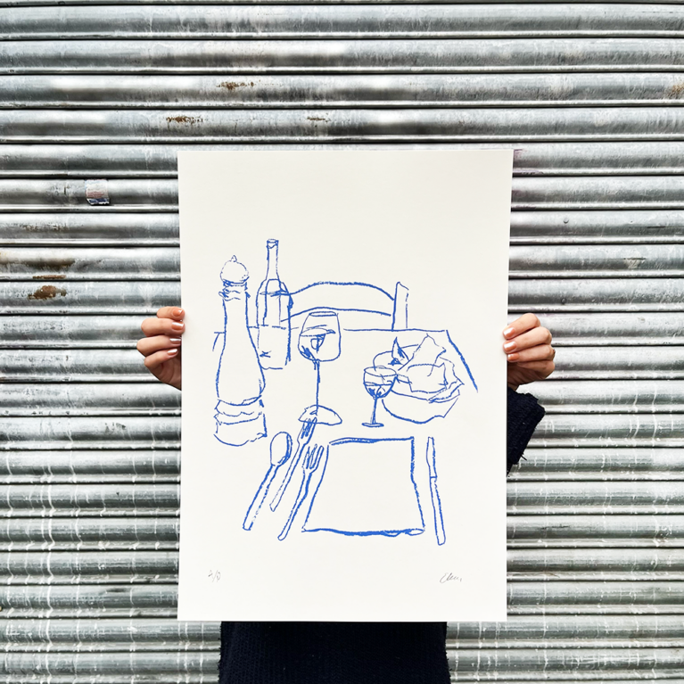 Emma Cantlay Print Club London Screenprint