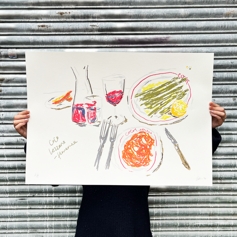 Emma Cantlay Print Club London Screenprint