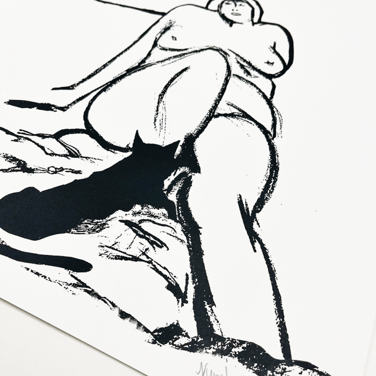 Nurit Manor Print Club London Screen Print