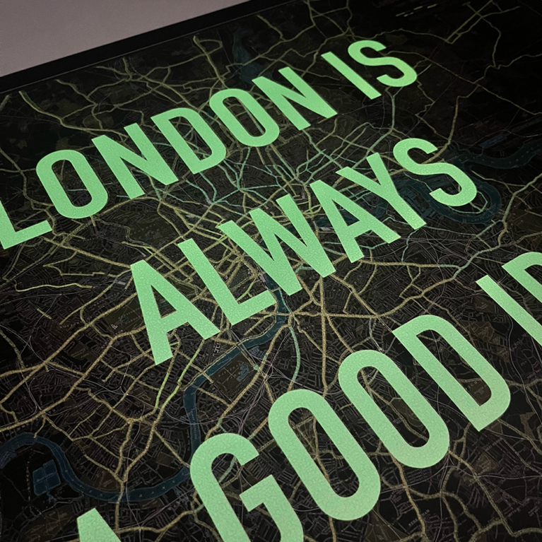 Dave Buonaguidi Print Club London Screenprint