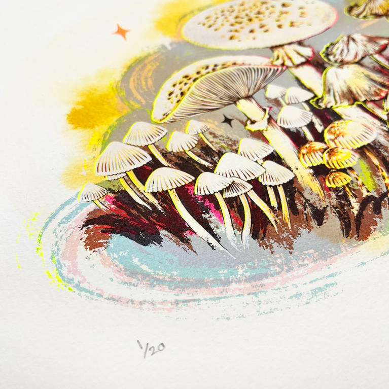 Kath Leone Print Club London Screenprint