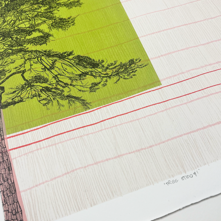 Clare Halifax Print Club London Screenprint