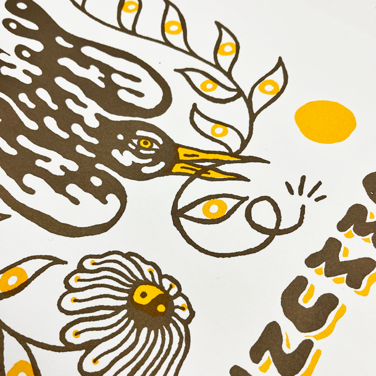 Alastair Knowles-Lenoir Print CLub London Screenprint