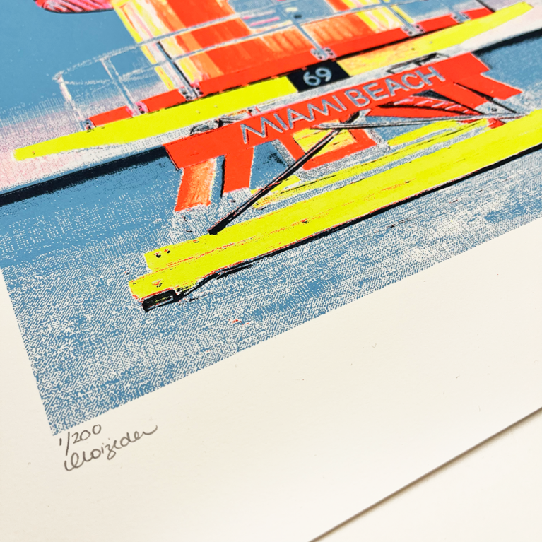 Emma Loizides Print Club London Screenprint