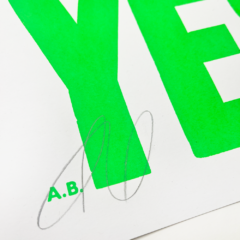 Anthony Burrill Print Club London Sreen Print