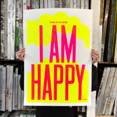 Anthony Burrill Print Club London Sreen Print