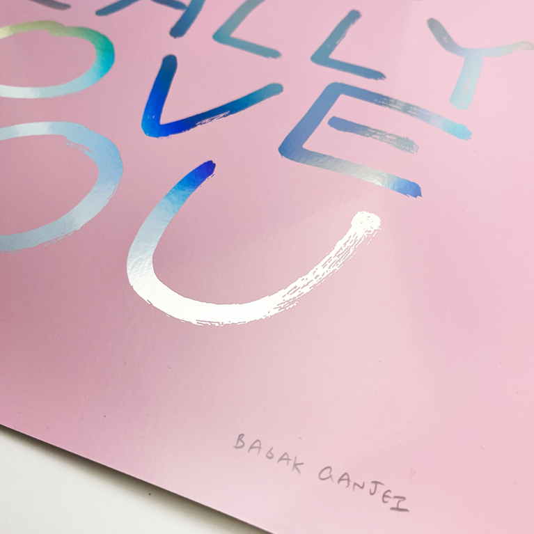 Babak Print Club london Screen Print