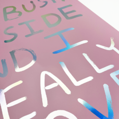 Babak Print Club london Screen Print