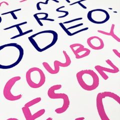 Babak Print Club london Screen Print