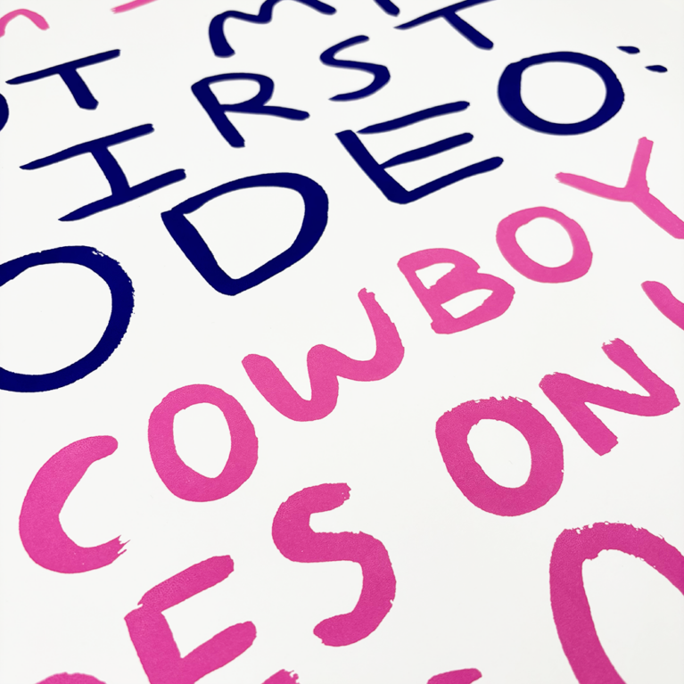 Babak Print Club london Screen Print