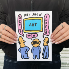 Caio Caldas Print Club London Screenprint