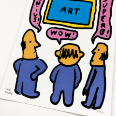 Caio Caldas Print Club London Screenprint