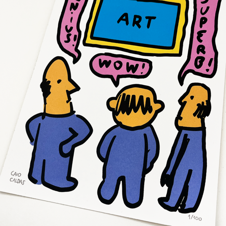 Caio Caldas Print Club London Screenprint