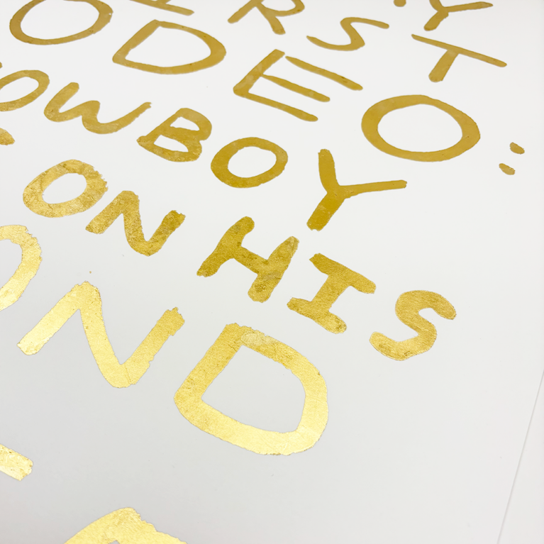 Babak Print Club london Screen Print