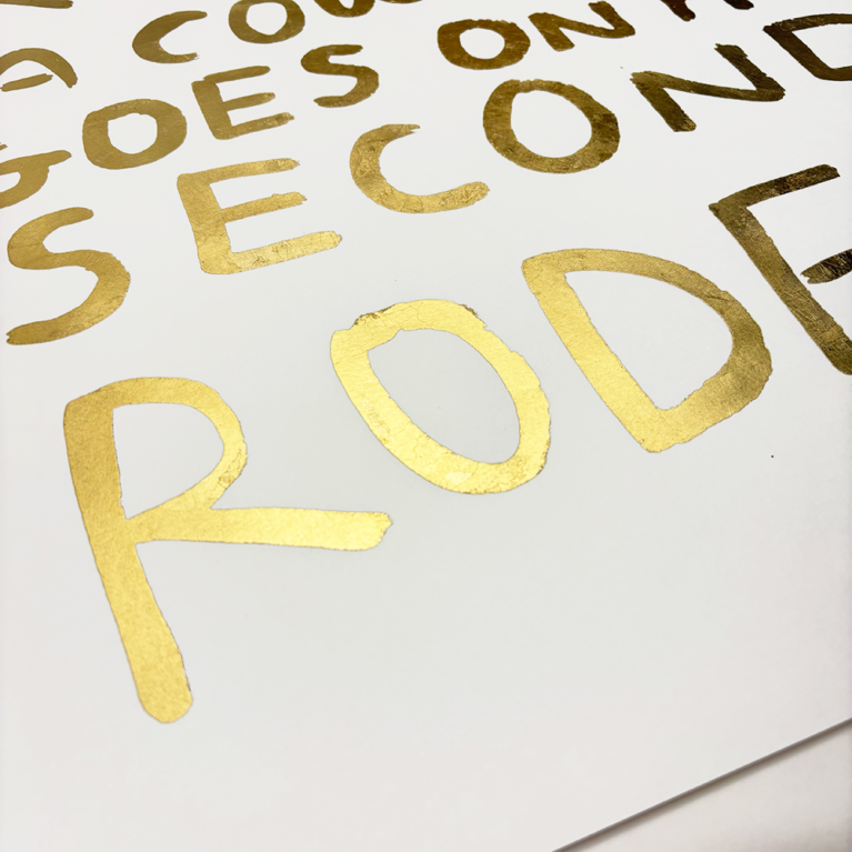 Babak Print Club london Screen Print