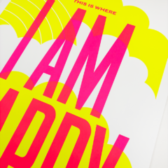 Anthony Burrill Print Club London Sreen Print