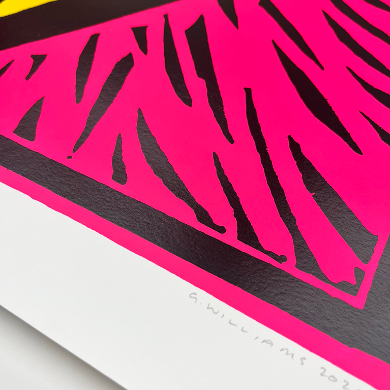 Gareth Williams Print Club London Screen Print