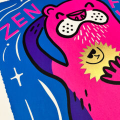 David Newton Print Club London Screenprint