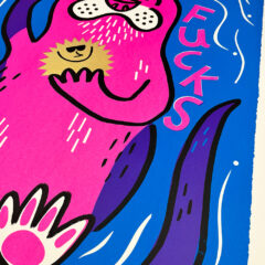 David Newton Print Club London Screenprint