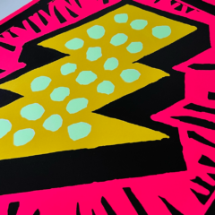 Gareth Williams Print Club London Screen Print