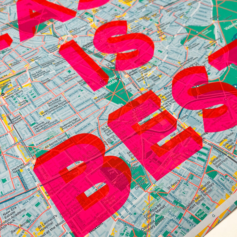 Dave Buonaguidi Print Club London Screenprint