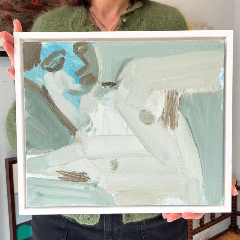 feeling blue held frame