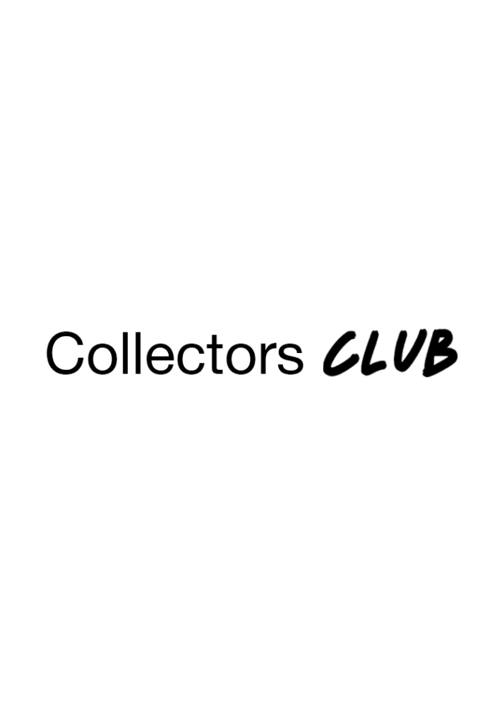 The image shows the words "Collectors CLUB" with "Collectors" in a regular font and "CLUB" in a bold, handwritten-style font on a white background.
