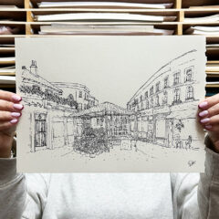 broadway. print held