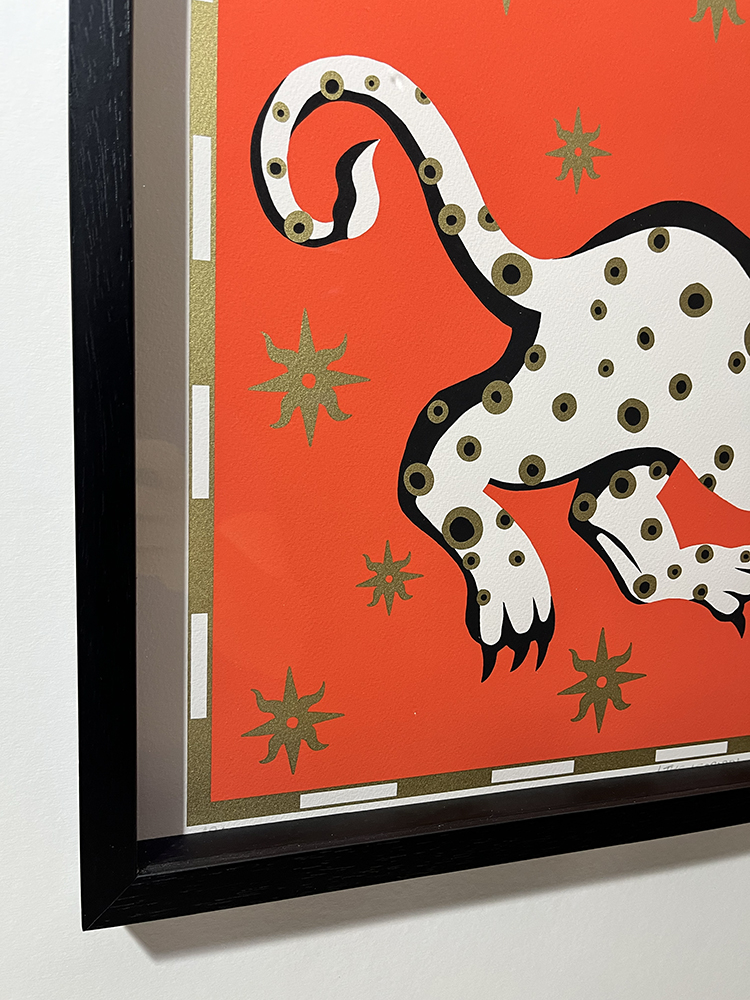George Greaves The Leopard screen print 02