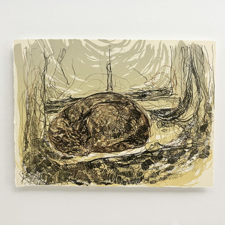 Georgia Green_cat and Thawn_Stone Lithograph01