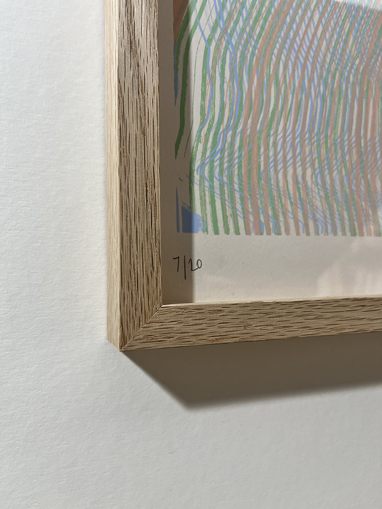 Jenny bell Abstract Paused screen print 02