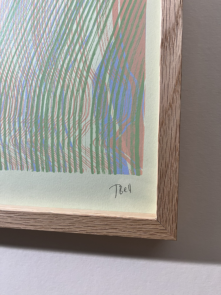 Jenny bell Abstract Paused screen print 04
