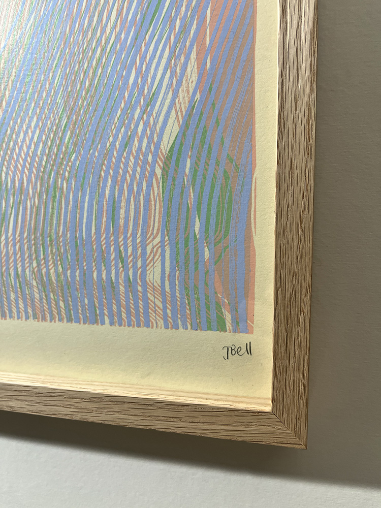 Jenny bell Abstract Paused screen print 07
